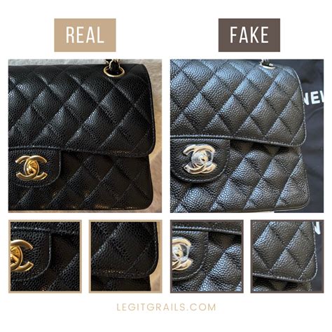 chanel chevron caviar medium fake vs authentic|14 Ways to Spot a Fake Chanel Bag .